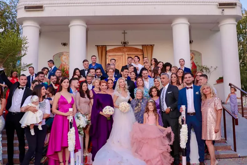 Imagini de la nunta Andreei Bălan
