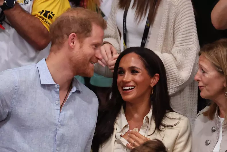 Prince Harry and Meghan Markle at Invictus Games-Day Three