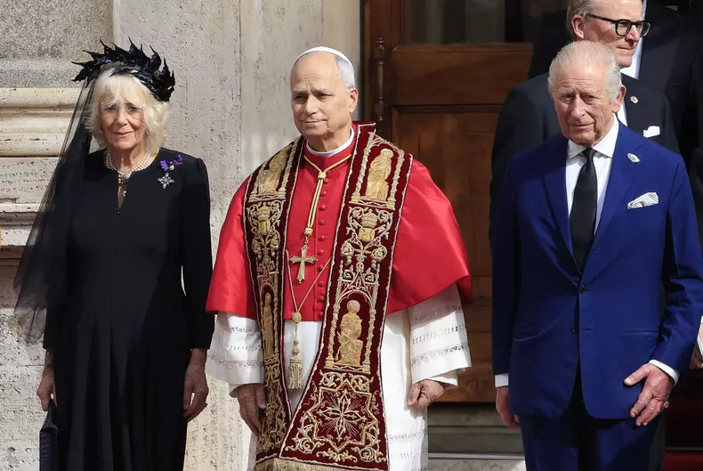 King Charles III and Queen Camilla at the Vatican