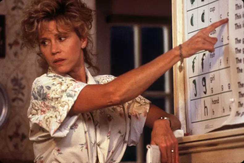 Jane Fonda in filmul Stanley si Iris (1990)