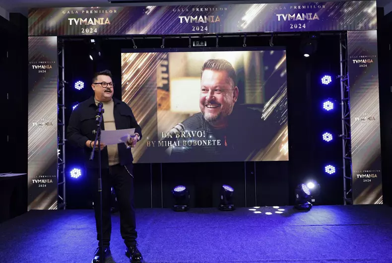 MIhai Bobonete la Premiile TVmania 2024