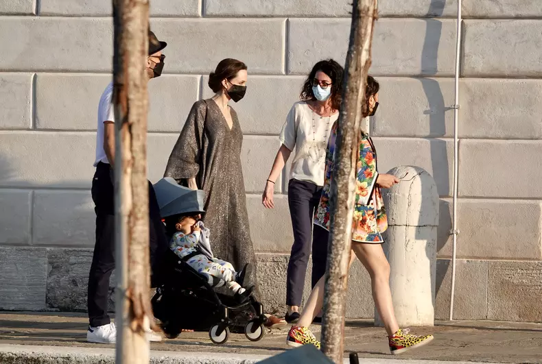 Angelina Jolie, Venise, Italy