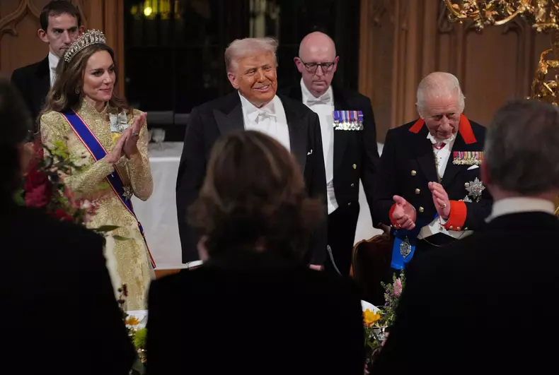 Trump Britain Royals