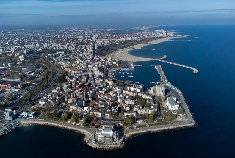 Aerial view of Constanta city - Romania