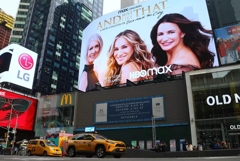 And Just Like That Billboard - NYC