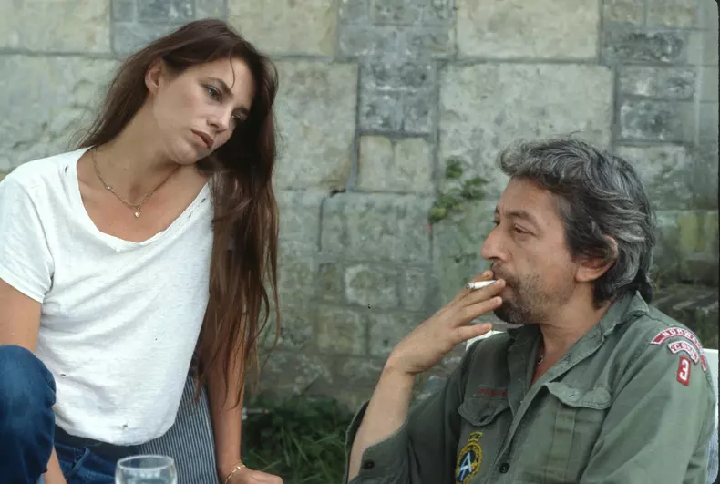 Jane Birkin and Serge Gainsbourg in Normandy / Photo 1982