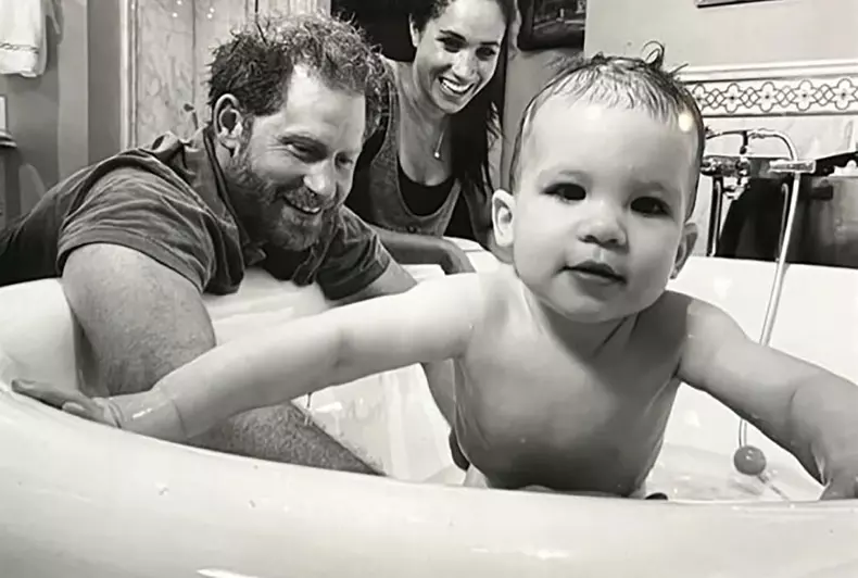 Prince Harry and Meghan Markle show never-before-seen photos and video of son Archie including spending time with Princess Eugenie on the beach in Netflix documentary