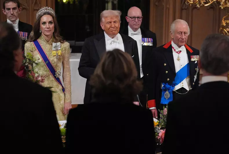 The State Banquet for the State Visit of President Trump