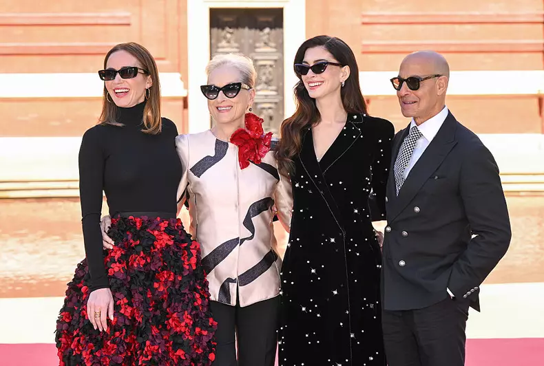 UK Photocall Of 20th Century Studios' 'The Devil Wears Prada 2' At the V&A South Kensington, London