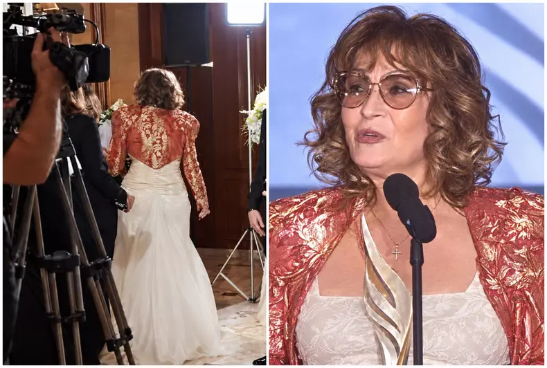 Angela Similea la gala Andreei Marin