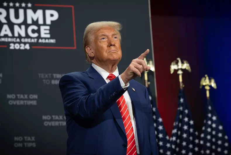 Donald Trump at Georgia rally