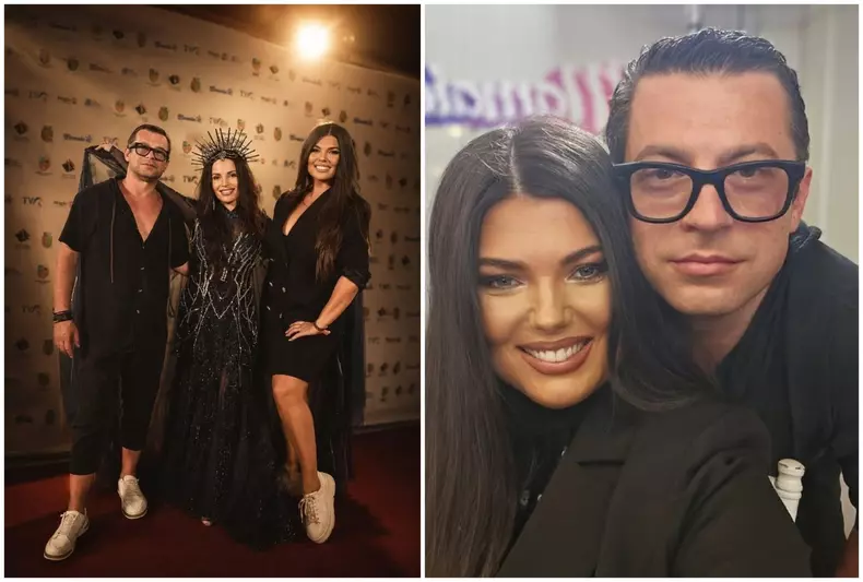 Paula Seling si Alexandru Gorgos cu Olga Gorginschi