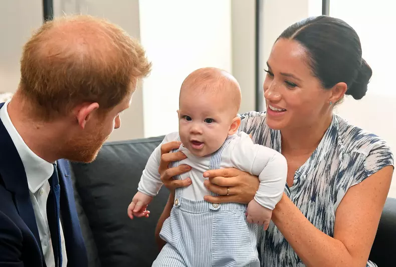 Meghan Markle,Prințul Harry și fiul lor Archie