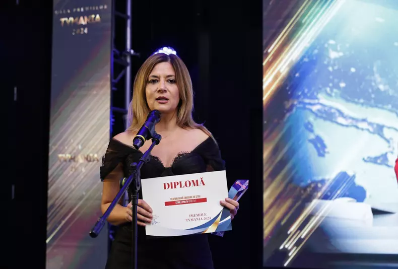 Amalia Enache la premiile TVmania 2024