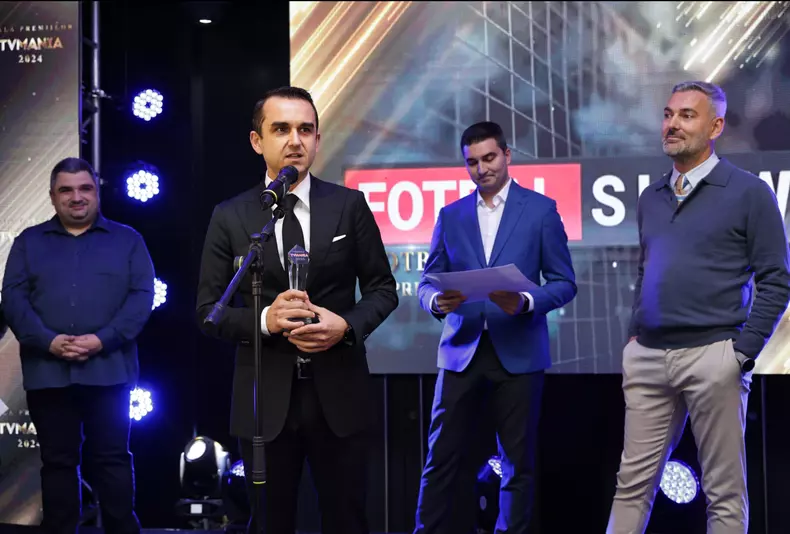 echipa Fotbal Show la Premiile TVmania 2024