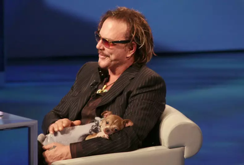 Mickey Rourke - "Che Tempo Che Fa" Italian TV Show