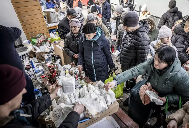 Ukrainian refugees in Poland