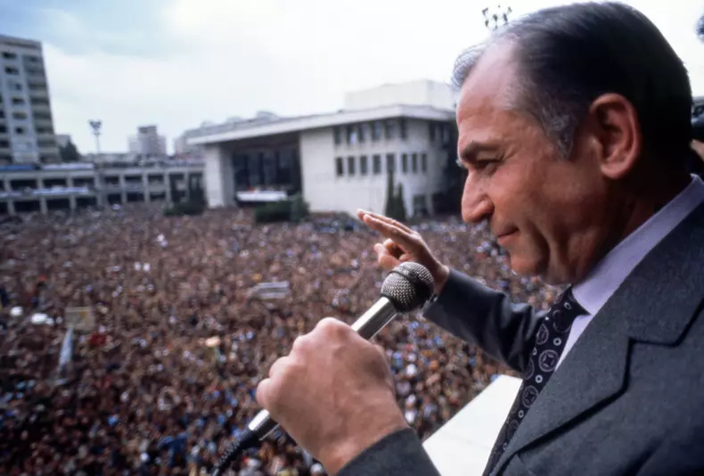 Meeting de Ion Iliescu