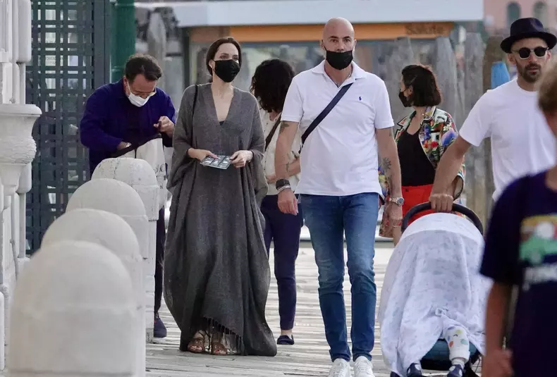Angelina Jolie, Venise, Italy