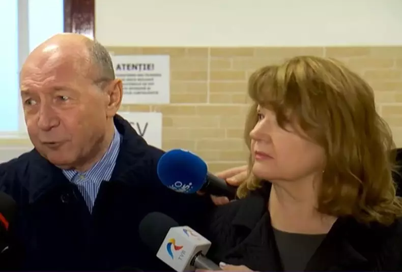 maria si traian basescu la vot