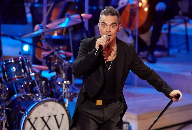 Robbie Williams concert in the Elbphilharmonie