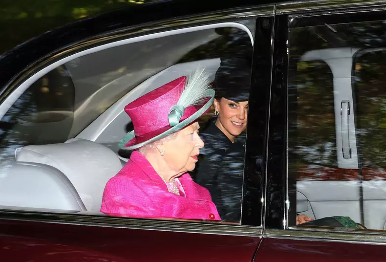 Queen Elizabeth II attends church service in Scotland