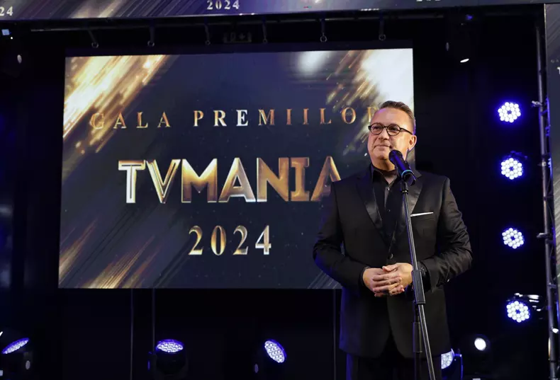 Marius Vizante la Premiile TVmania 2024