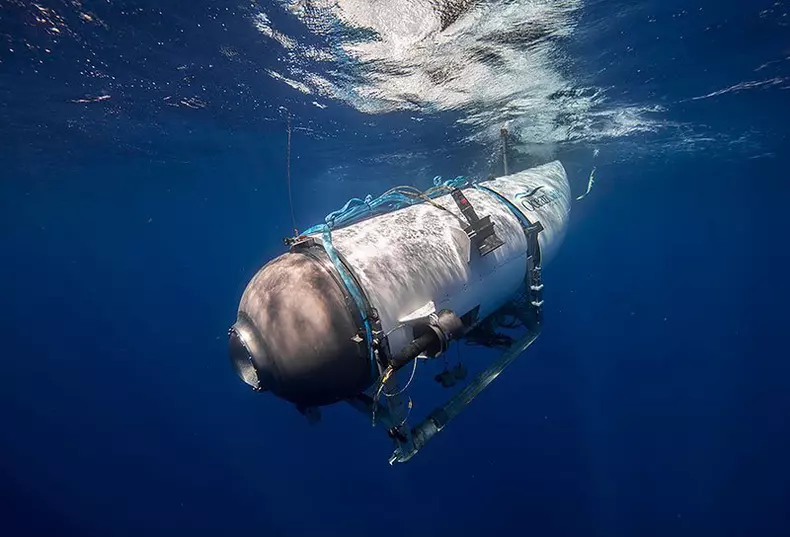 Image of the Missing Titan Submarine, Atlantic Ocean - 22 Jun 2023