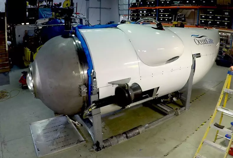 Image of the Missing Titan Submarine, Atlantic Ocean - 22 Jun 2023