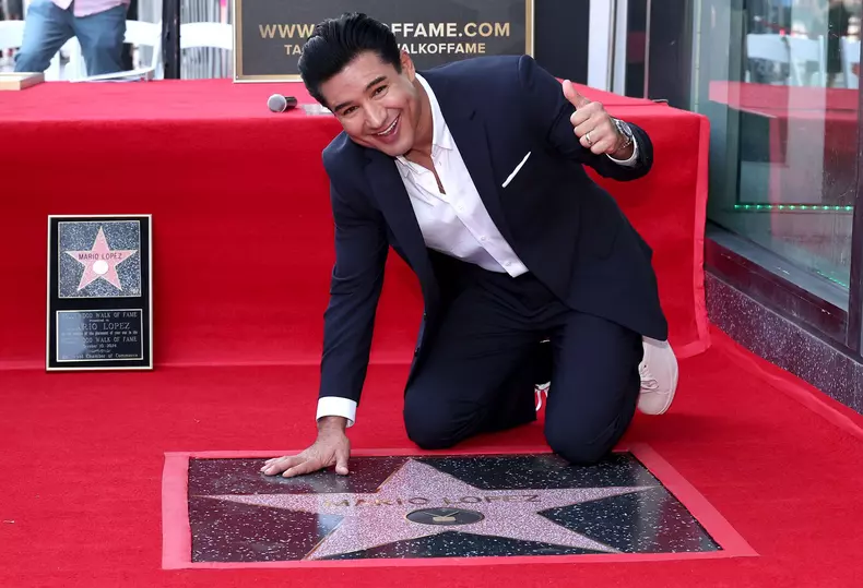 Mario Lopez to be Honored with a star on the Hollywood Walk of Fame, Los Angeles, California, USA - 10 Oct 2024