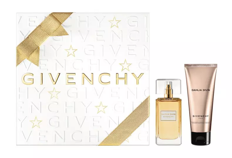 Set parfum, loțiune de corp, Givenchy, Dahlia Divin, 305 lei, disponibil Sephora