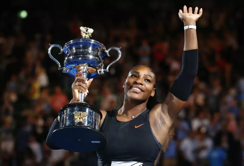 Serena trofeu Grand Slam