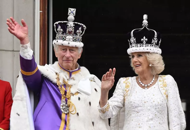 Their Majesties King Charles III And Queen Camilla - Coronation Day