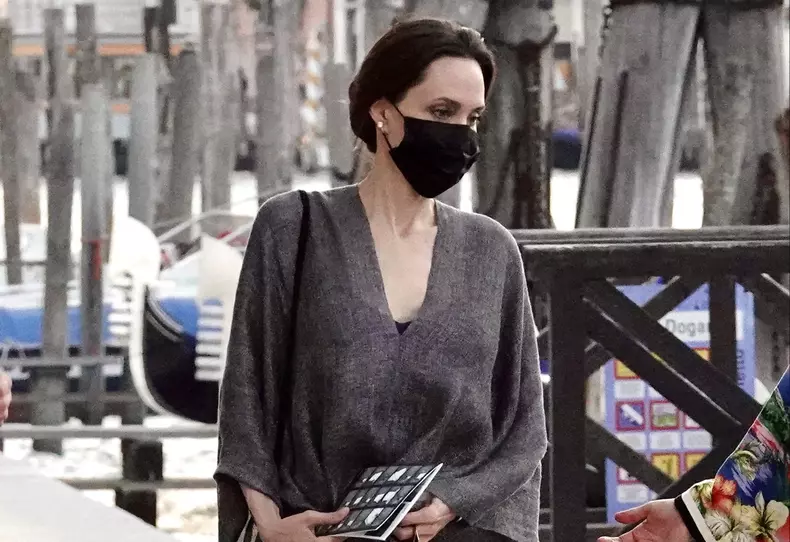 Angelina Jolie, Venise, Italy