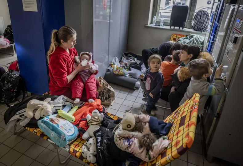 Ukrainian refugees in Poland