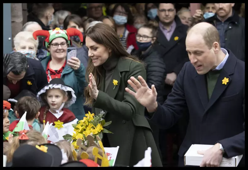 Prince William and Kate Middleton in Wales