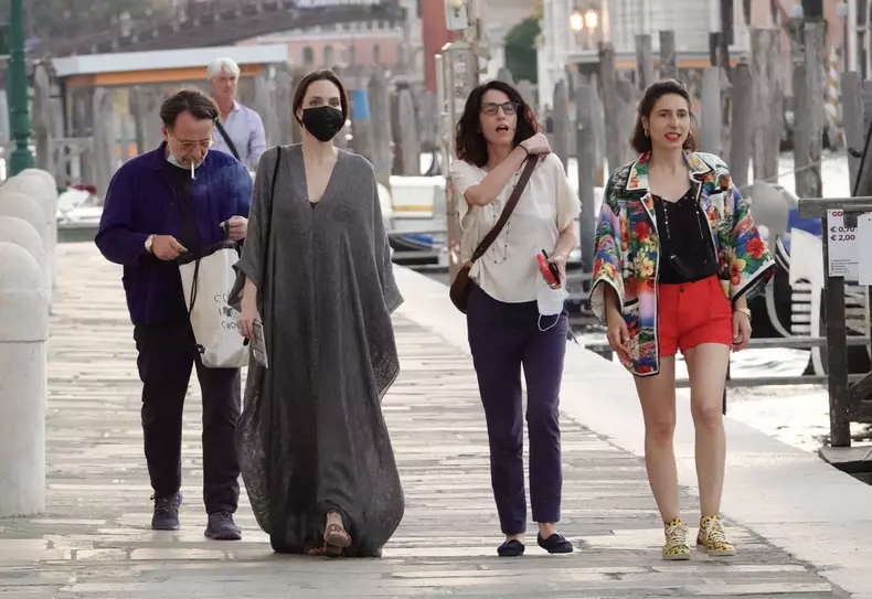 Angelina Jolie, Venise, Italy