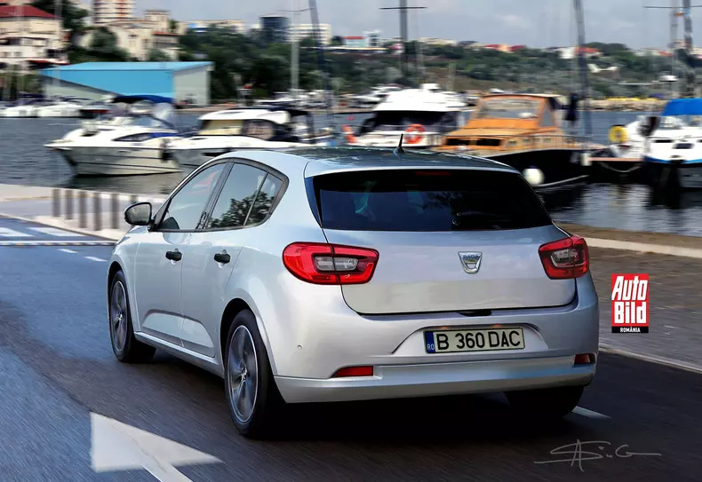 2021 Dacia Sandero spate definitiv