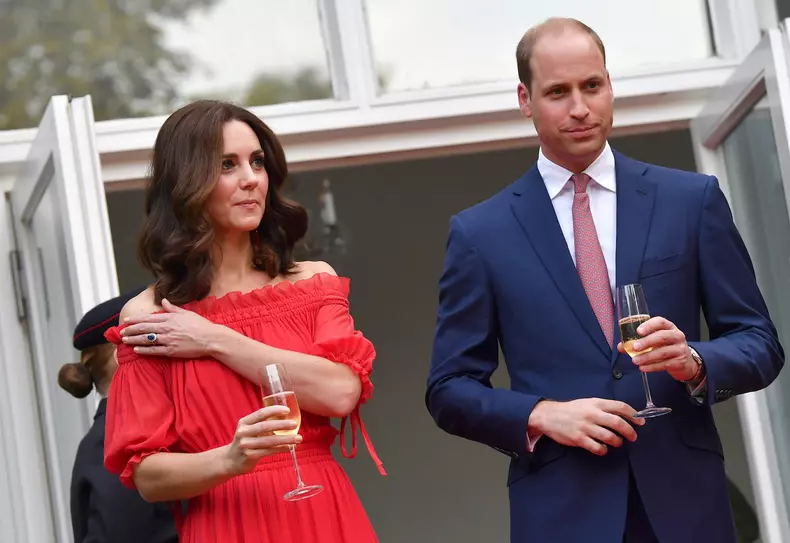 Prince William and Kate Middleton attend the 'Queen's Birthday Garden Party' in Berlin