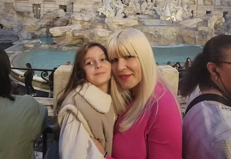 Elena Udrea și Eva Maria, la Roma