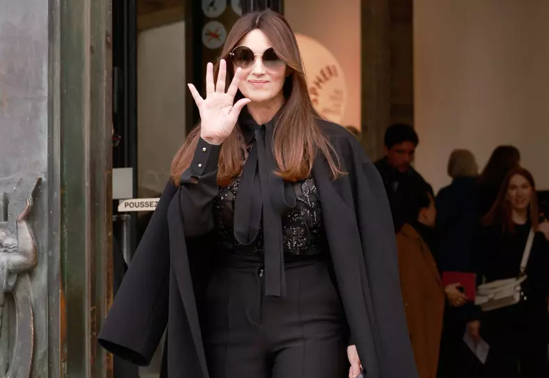 Arrivées au défilé Elie Saab Collection Femme Prêt-à-porter Printemps/Eté 2023 lors de la Fashion Week de Paris (PFW)