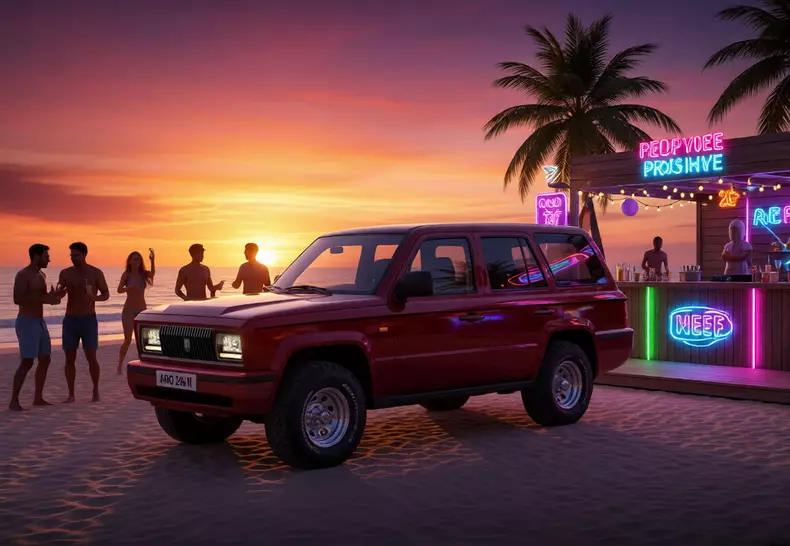 ARO 244 II beach bar