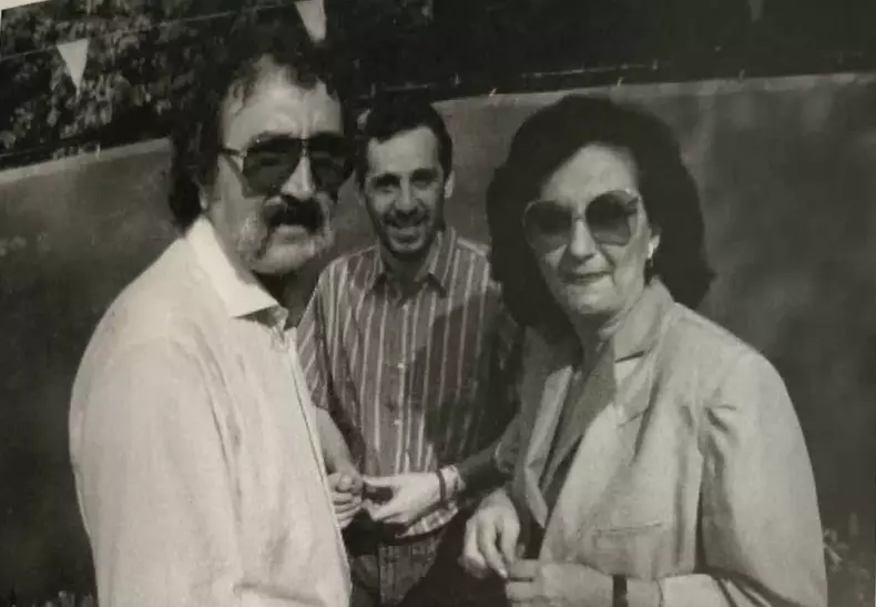 Mioara Roman, Ion Țiriac și Mihai Bujor Sion