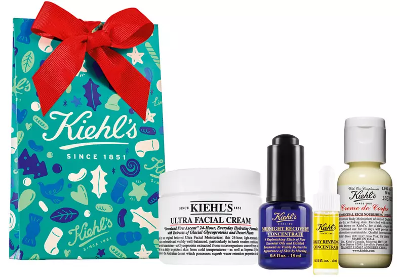 Set, cremă de față, de corp, ser, Kiehl’s Best Sellers, 158 lei