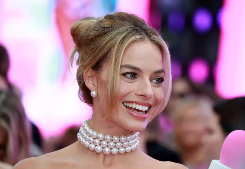 London,,United,Kingdom,-,July,12,,2023:,Margot,Robbie,Attends