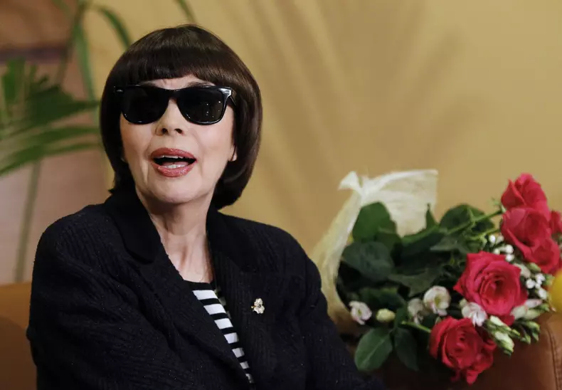 Mireille Mathieu's press conference on Spasskaya Tower festival