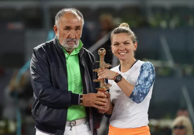 Ion Ţiriac şi Simona Halep
