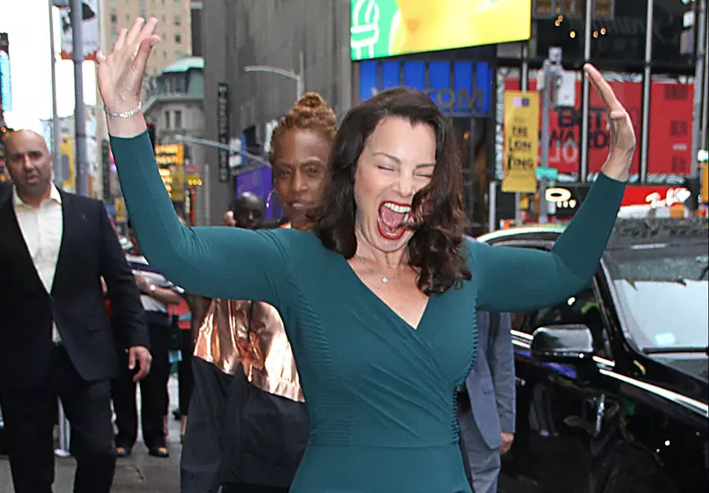 Fran Drescher Seen In NYC