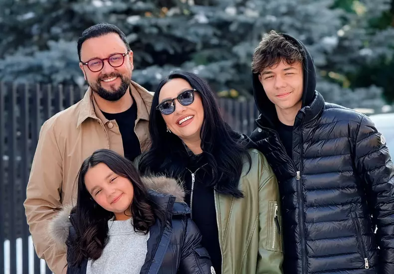 andra, catalin maruta si copiii