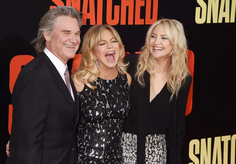 Kurt Russell, Goldie Hawn si Kate Hudson